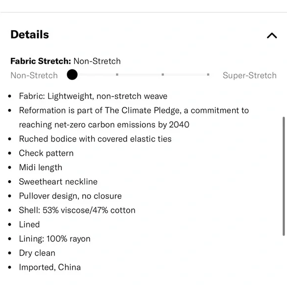 Reformation Rhett Dress - Picture 8 of 9